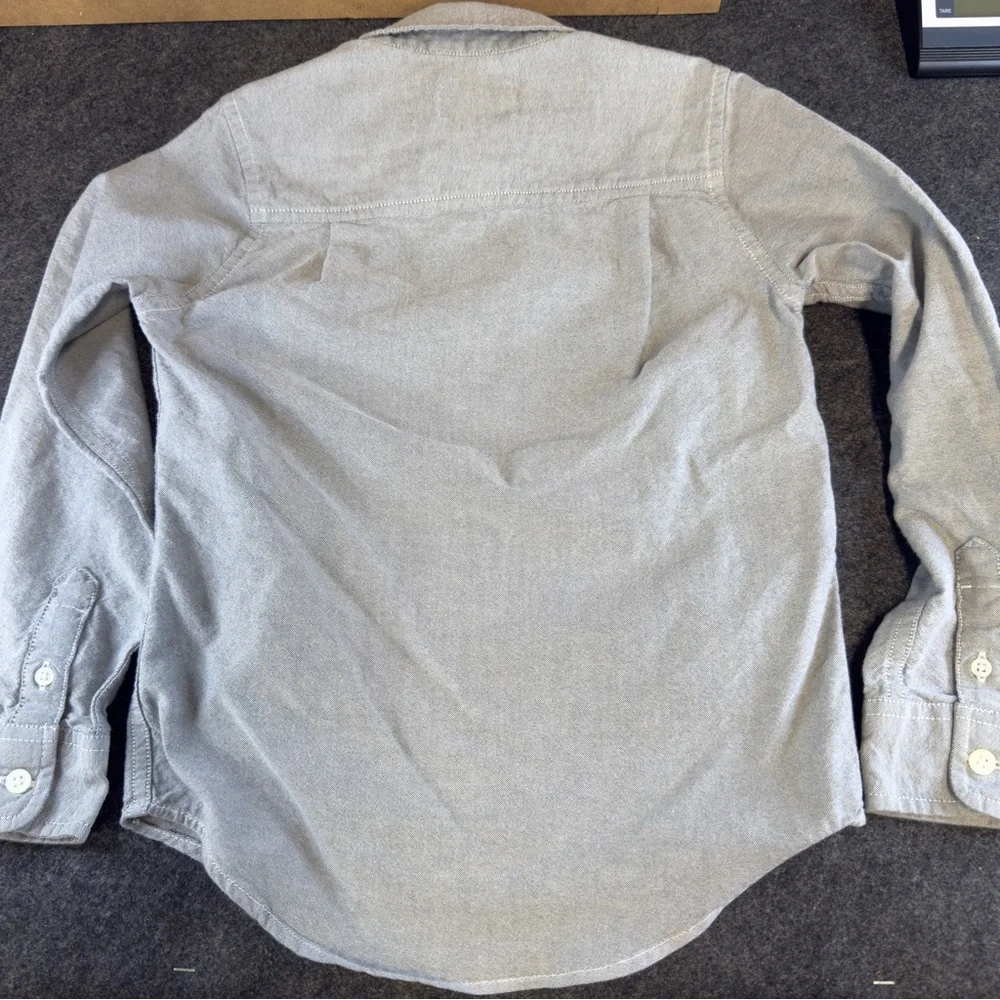 The Children's Place Light Gray Button-Down Shirt